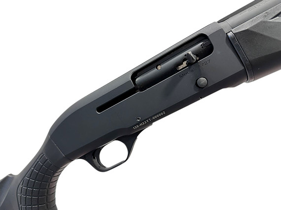 McCoy MC172704 1727 Onyx 12 Gauge Semi-Auto 3.5 4+1 (2.75) 28 Chrome Lined Vent Rib Barrel, Black, Synthetic Furniture, Fiber Optic Sight, Includes Ext. Chokes, Shotgun