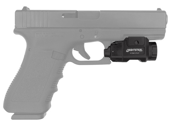 Nightstick TCM10 Compact Weapon-Mounted Light Black Anodized 650 Lumens White LED