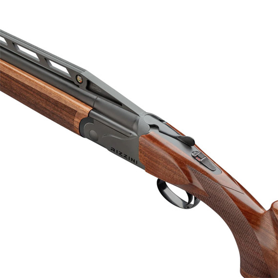 Rizzini USA 26011232IPS BR110 Sporter IPS 12 Gauge Break Open 2rd 32 Matte Gray Cerakote Vent Rib Adj Barrel, Matte Gray Cerakote Steel Receiver, Adj Comb Grade II Turkish Walnut Wood Stock, Ambi, Shotgun