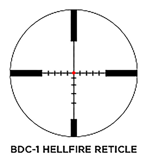 Sig Sauer Electro-Optics SOW43001 Whiskey4 SFP Exposed Zero Stop Black 3-12x 44mm 30mm Tube BDC-1 Reticle, Rifle Scope