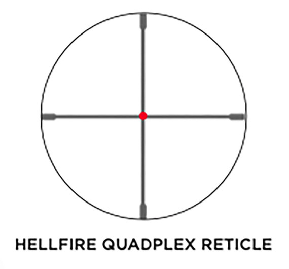 Sig Sauer Electro-Optics SOW43002 Whiskey4 SFP Exposed Zero Stop Black 3-12x44mm 30mm Tube Illuminated BDC-1 Hellfire Reticle, Rifle Scope