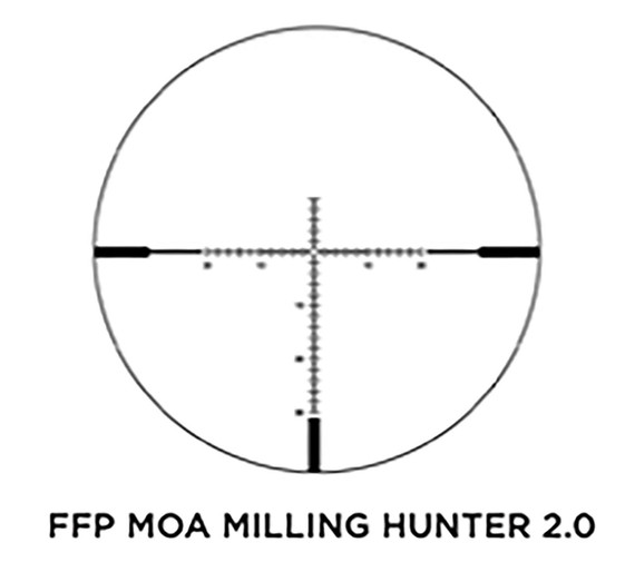 Sig Sauer Electro-Optics SOW44001 Whiskey4 Black 4-16x44mm 30mm Tube MOA Milling Hunter 2.0 Reticle, Rifle Scope