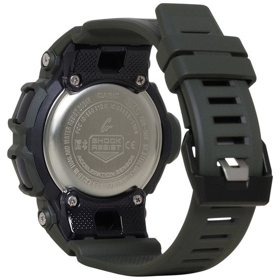 G-shock GBA900UU3A G-Shock Tactical Black Stainless Steel Bezel 145-215mm