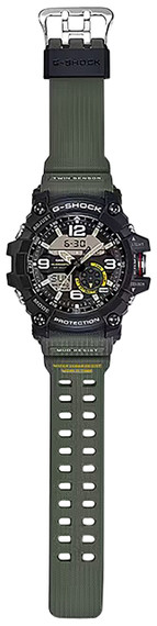 G-shock GG10001A3 G-Shock Tactical MudMaster Keep Time Green Size 145-215mm Features Digital Compass