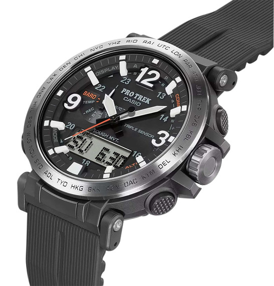 G-shock PRW6611Y1A Casio Pro Trek Black Size 145-215mm Features Digital Compass