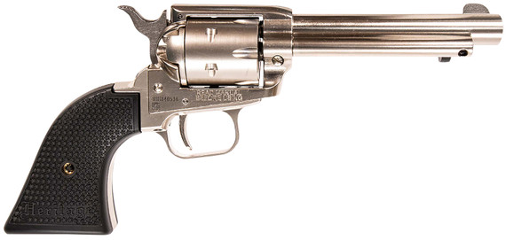 Heritage Mfg RR22NI4 Rough Rider 22 LR 6 Shot, 4.75 Black Nitride Steel Barrel, Black Nitride Steel Frame, Black Cylinder, US Flag Poly Grip, Manual Safety, Exposed Hammer, Rimfire Revolver