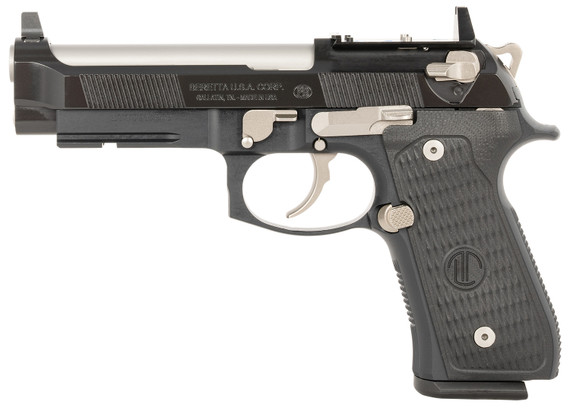 Langdon Tactical Tech LTT92ETJNRR Beretta 92 Elite 9mm Luger 18+1 4.70 Stainless Steel Barrel, Black Optic Cut/Serrated Steel Slide, Black Cerakote Frame w/Pic Rail, Black VZ G10 Grip, Pistol