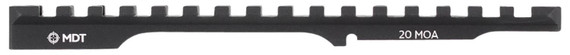 Mdt 102187BLK Pic Scope Rail Black Anodized Aluminum 11 Long, Fits Remington 700 SA, 20 MOA