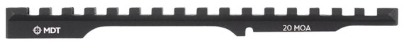 Mdt 104488BLK Pic Scope Rail Black Anodized Aluminum 11 Long, Fits CZ 457, 20 MOA