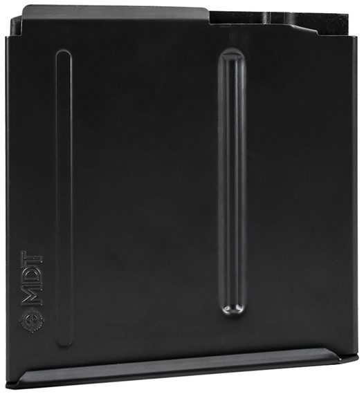 Mdt 105123BLK AICS Magazine 5rd Extended 300 PRC Long Action Magnum (CIP 3.80 L) Black Steel, Magazine