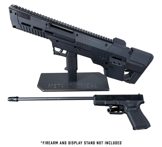 Meta Tactical Llc APEXGFCBK19 Apex Carbine Conversion Kit 16 9mm Luger, Black, Poly Bullpup Chassis with Adj. Stock, M-Lok Handguard, AR Style Pistol Grip, Muzzle Device, Fits Glock 19 Gen 3-5/19X/45