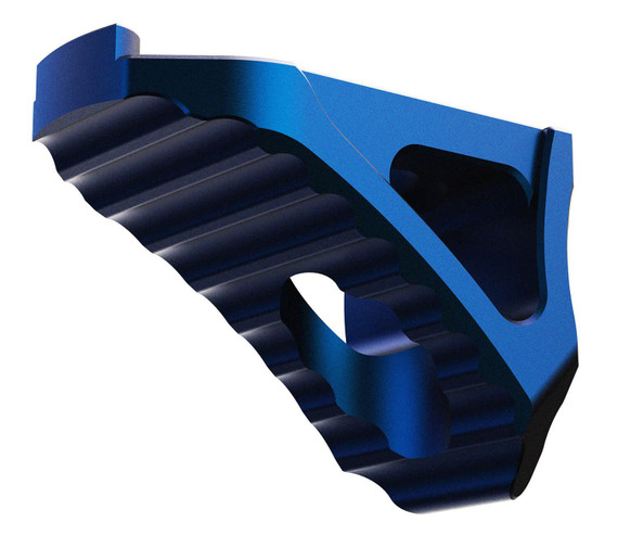 Rise Armament RA030BLU Micro Hand Stop Skeletonized Patriot Blue Aluminum for M-LOK Handgaurd