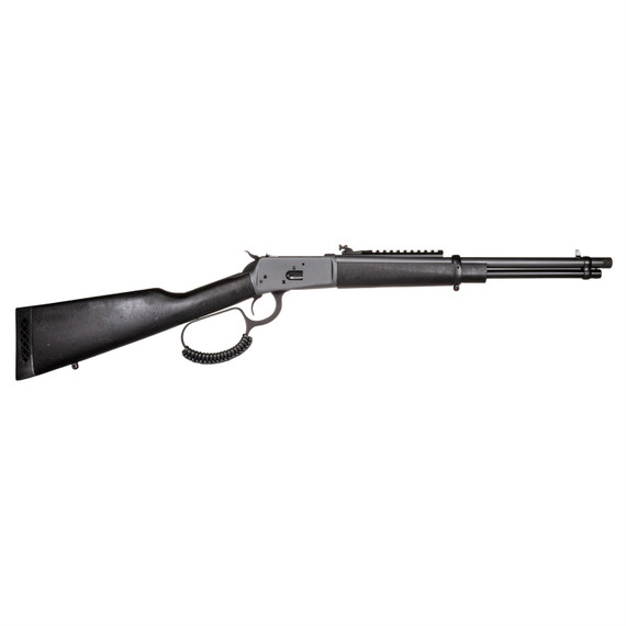 Rossi R92, Lever Action Rifle, 357 Magnum, 16.5 in Round Threaded Barrel, Matte Finish, Sniper Gray, Coated Wood Furniture, Adjustable Sights, Picatinny Optics Rail, 8 Rounds, Right Hand 9235716G3-TB