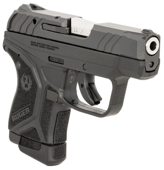 Ruger 13747 LCP II *CA Compliant 22 LR 10+1 2.75 Satin Stainless Steel Barrel, Black Oxide Serrated Steel Slide, Black Poly Frame, Black Textured Poly Grip, Features Lite Rack System, Right Hand, Rimfire Pistol