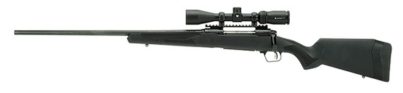 Savage 58131 110 Apex Hunter XP Full Size 400 Legend 4+1 18 Matte Black Sporter Barrel, Drilled & Tapped Carbon Steel Receiver, Adj LOP Matte Black Synthetic Stock, Vortex Crossfire II 3-9x40mm, Left Hand, Rifle
