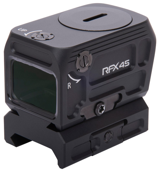 Viridian 9810059 RFX45 Black Anodized 1 x 24 mm x 15.5 mm 5 MOA Green Dot ACRO/Pic Low Mount