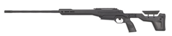 Weatherby 3WAMH653WR8B 307 Alpine MDT 6.5-300 Wthby Mag 3+1 26 Graphite Black Cerakote Fluted Threaded Barrel & Pic Rail Steel Receiver, Arca Rail Forend, Black Carbon Fiber HNT26 MDT Chassis, Black Grip, Rifle