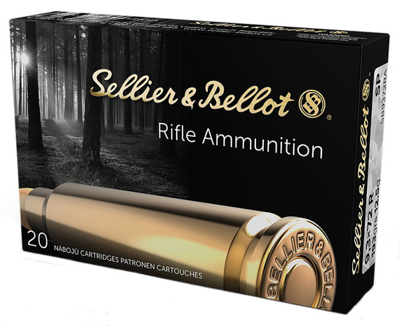 Sellier & Bellot 9.3mmx72R Rifle Ammunition SB9372RA