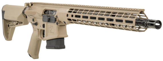 Aero Precision APCR650047 M5 308 Win 10+1 16 Mid-Length, FDE, 15 R-ONE M-LOK Handguard, Magpul Grip/SL-S Stock, Ambi Charging Handle/Safety, Rifle