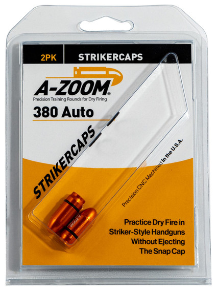 A-Zoom 17101 Pistol Striker Cap 380ACP 2Pack