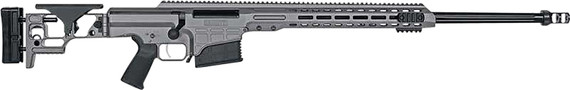 Barrett 18486 MRAD 300 Norma Mag 10+1 26 Fluted Barrel, Tungsten Gray Cerakote Aluminum Receiver, Tungsten Gray Side Fold Stock w/Adj Comb, Adj Match Grade Two-Stage Trigger, Ambi Safety & Magazine Release, Optics Ready, Rifle