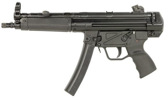 Century HG6034ALN AP5 CORE 9mm Luger 30+1 8.90 Threaded Barrel, Black, Stamped Metal Rec, Fixed Front/Drum Rear Sights, Includes Sling (1 Mag), Tactical Pistol