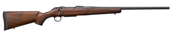 CZ-USA 07723 CZ 600 American ST3 300 Win Mag 3+1 24 Threaded, Black Barrel/Rec, Walnut Stock, Adj. Trigger, Rifle