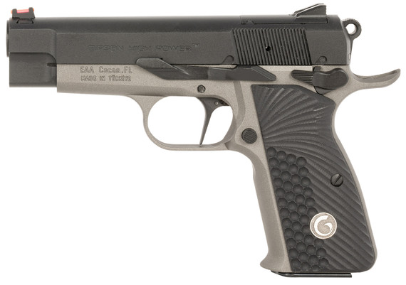 Girsan 390432 MCP 35 PI Lightweight Compact Frame 9mm Luger 15+1, 3.88 Stainless Steel Barrel, Matte Black Optic Ready/Serrated Steel Slide, Tungsten Gray Cerakote w/Black Controls Aluminum Frame w/Beavertail, Ambi, Pistol
