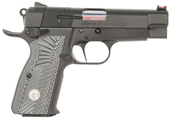 Girsan 390430 MCP 35 PI Lightweight Compact Frame 9mm Luger 15+1, 3.88 Stainless Steel Barrel, Matte Black Optic Ready/Serrated Steel Slide, Black Aluminum Frame w/Beavertail, Ambi, Pistol