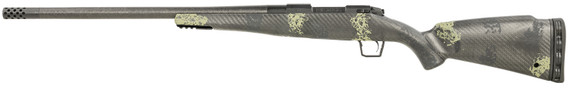Fierce ROG65PRC20BF Carbon Rogue Full Size 6.5 PRC 3+1 20 Carbon Fiber Threaded Barrel, Black Cerakote Steel Drilled & Tapped Receiver, Pic Rail Forend, Forest Camo Fixed Carbon Fiber Stock, Right Hand, Rifle
