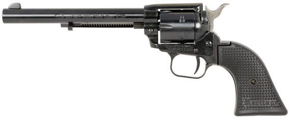 Heritage Mfg RR22B6PGHOL Rough Rider 22 LR 6 Shot, 6.50 Black Oxide Steel Barrel, Black Oxide Zinc Alloy Frame, Black Oxide Cylinder, Black Poly Grip, Exposed Hammer, Rimfire Revolver