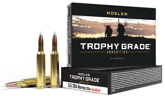 Nosler 6.5x284mm Norma Rifle Ammunition 60021