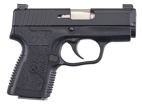 Kahr PM90G94N PM 9mm Luger 6+1 7+1 3.10 Polygonal Rifled Barrel/Matte Stainless Steel Serrated Matte Stainless Steel Slide Black Poly Frame Black Textured Poly Grips Right Hand, Pistol