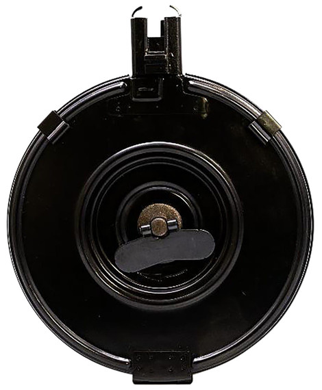 Kci KCIMZ004S AK-47 75rd Drum 7.62x39mm Black Steel Fits AK-47/AKM Platform, Magazine