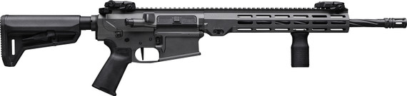 Maxim Defense MXM49689 MD10 L 6.5 Creedmoor 20+1 18 Fluted Barrel, Sniper Gray Cerakote Finish, M-LOK Handguard, Black Magpul Furniture, SL-K Stock, MVG Grip, MBUS Sights, Blackout Defense Flat Trigger, Rifle