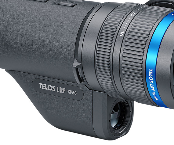Pulsar PL77492 Telos LRF XP50 Thermal Monocular Black 2.5-10x 50mm, 640x480, 50Hz Resolution, Zoom Digital 4x