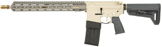 Q LLC SW55616INRIFLECALI Sugar Weasel *CA Compliant 223 Rem/5.56 NATO 10+1 16 Gray Threaded Barrel, Flat Dark Earth 15 M-LOK Handguard, Gray Synthetic Magpul SL-K Stock, California Paddle Grip, Rifle