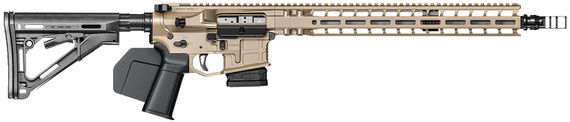 Radian Weapons R0601 Model 1 Carbine *CA Compliant 223 Wylde 10+1 16, FDE Billet Rec/M-Lok Handgaurd, Paddle Grip & Fixed CTR Stock, Dead Air Keymo Flash Hider, Ambi Controls, Vertex Trigger, Rifle