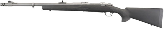 Ruger 57101 Hawkeye Alaskan Full Size 338 Win Mag 3+1 20Matte Stainless Steel Threaded Barrel, Integral Scope Mounts Stainless Steel Receiver, Black Hogue OverMolded Synthetic Stock, Rifle