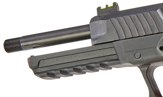 Ruger 90739 Threaded Barrel Kit 5.7x28mm Fits Ruger 57 4.49 Black Nitride Stainless Steel Threaded Barrel, Handgun Barrel