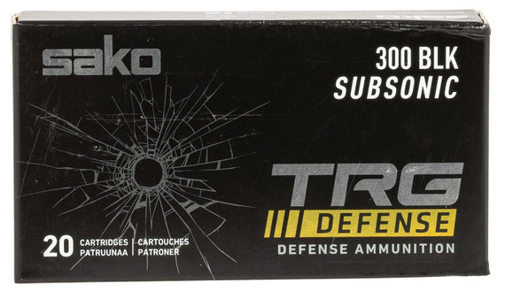 SAKO (TIKKA) JASTRG300BLK220B MatchKing 300Blackout 220gr 20 Per Box/10 Case, Centerfire Rifle Ammo