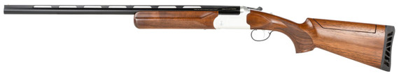 Stevens 23225 555 Compact Trap 20 Gauge 3 1rd 26 Black Semi-Gloss Vent Rib Barrel, Silver Oiled Turkish Walnut Fixed Adj Comb Stock, Shotgun
