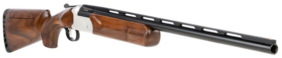 Stevens 23225 555 Compact Trap 20 Gauge 3 1rd 26 Black Semi-Gloss Vent Rib Barrel, Silver Oiled Turkish Walnut Fixed Adj Comb Stock, Shotgun
