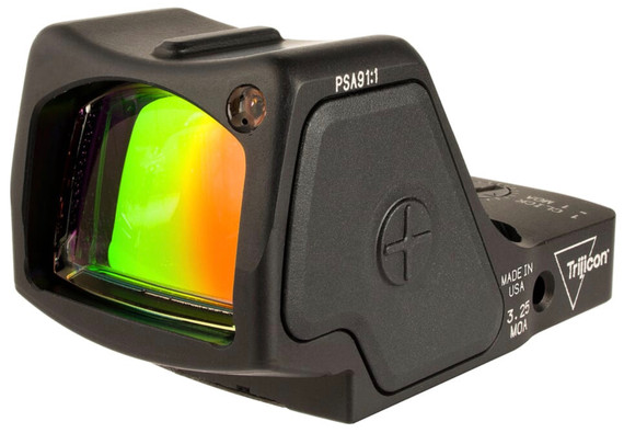 Trijicon 3200002 RMR HD Matte Black 1 x 0.89 x 0.67 3.25 MOA Red Dot/55 MOA Circle Multi Reticle
