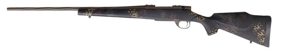 Weatherby VTA65PPR4T Vanguard Talus Full Size 6.5 PRC 3+1 24 Patriot Brown Cerakote #2 Fluted/Threaded Barrel & Drilled & Tapped Steel Receiver, Black w/Rust Brown, Smoke & Stone Sponge Monte Carlo Synthetic Stock, Rifle