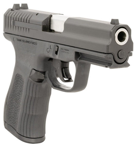 FMK G9C1G2BSSCMS 9C1 G2 *CA/MA Compliant Compact Frame 9mm Luger 10+1 3.87 Black Stainless Steel Barrel, Black Serrated Carbon Steel Slide, Black Poly Frame w/Pic Rail, Black Backstrap Grip, Pistol