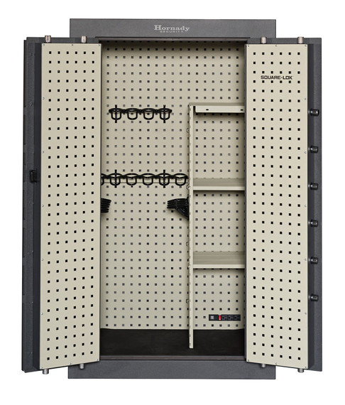 Hornady 95071 Mobilis Double Door Matte Grey 9 Gauge Steel Safe