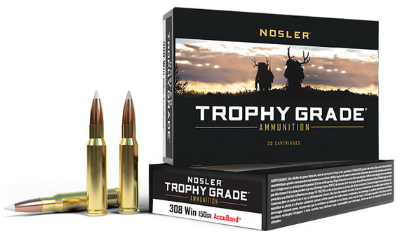 Nosler 308 Winchester Rifle Ammunition 60056