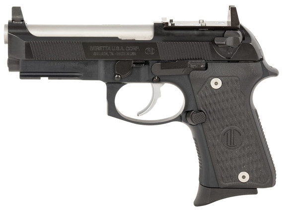 Langdon Tactical Tech LTT92CTJRR Beretta 92 Elite Compact 9mm Luger 15+1 4.25 Stainless Target Crown Steel Barrel, Black Optic Cut/Serrated Steel Slide, Black Black VZ G10 Grip, Pistol