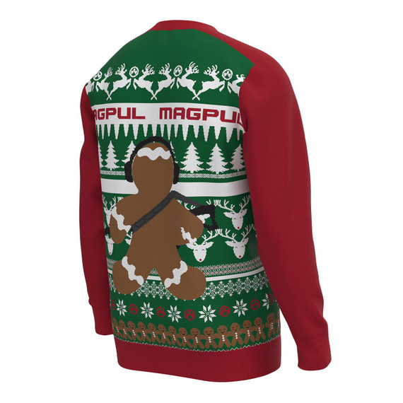 Magpul MAG11989752X Ugly Christmas GingARbread Man Multi-Colort Cotton/Acrylict Long Sleevet 2XL